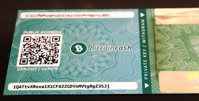 Bitcoin cash in paper wallet самый выгодный биткоин кошелек по комиссии