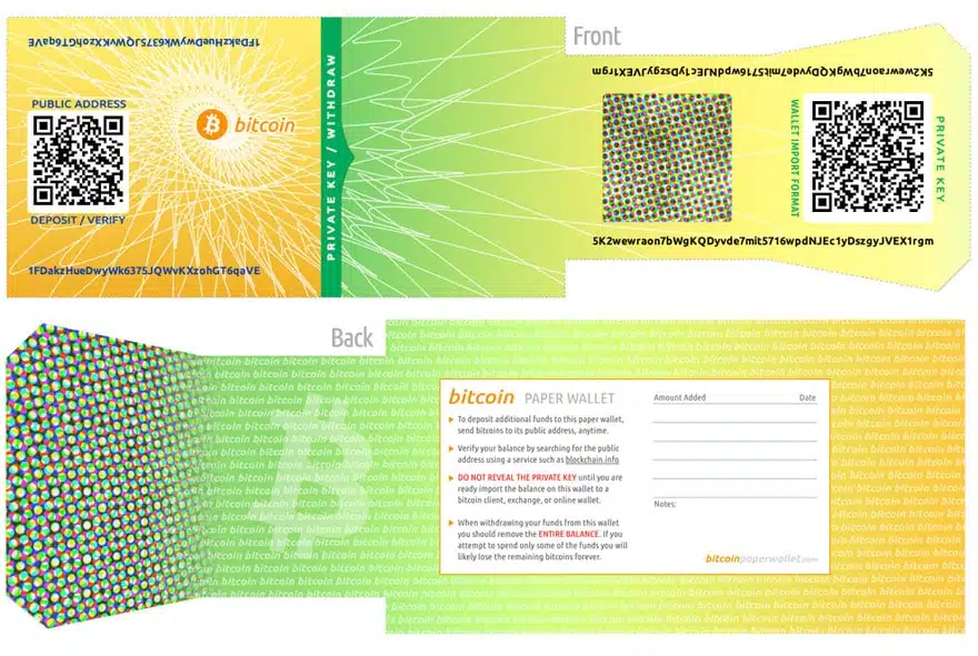 Come creare un portafoglio Bitcoin di carta