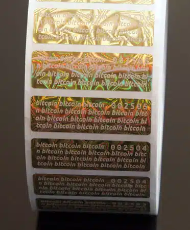 bitcoin hologram stickers gratuit bitcoin zilnic scratchcard